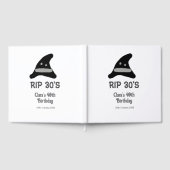 Gray black RIP 30's 40th birthday witch hat hallow Gastenboek (Volledig)