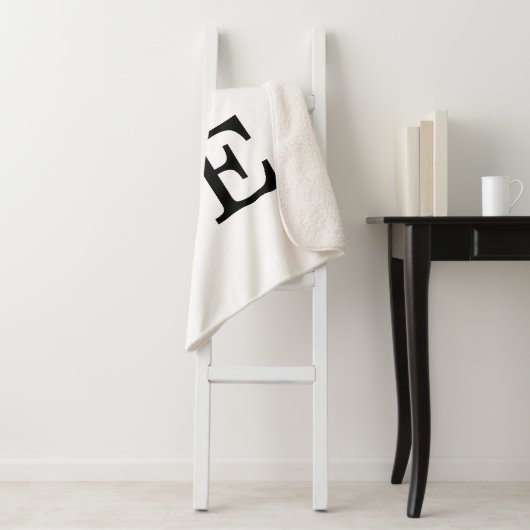 Gray Black Script Love Huwelijk  Sherpa Deken (In situ)