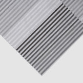 Gray, Black, White Stripes Tissuepapier (Detail)