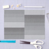 Gray, Black, White Stripes Tissuepapier (Craft)