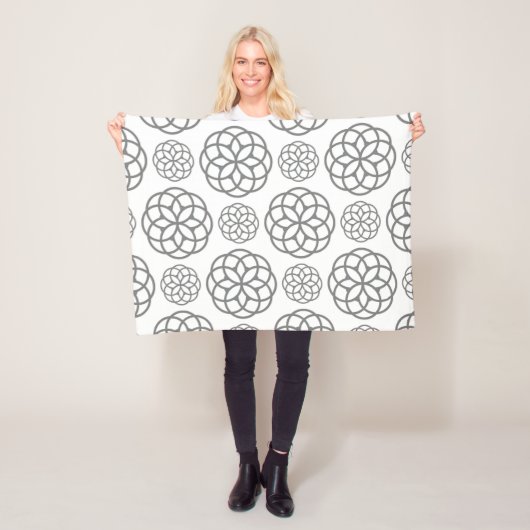 Gray Blanket Fleece Deken (In situ)