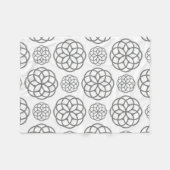 Gray Blanket Fleece Deken (Voorkant (Horizontaal))