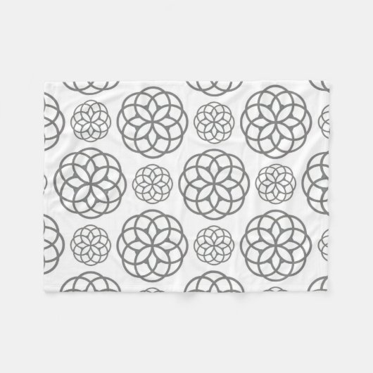 Gray Blanket Fleece Deken (Voorkant (Horizontaal))