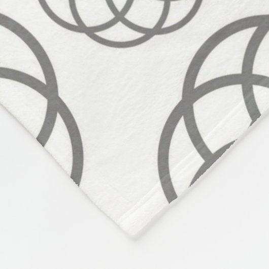 Gray Blanket Fleece Deken (Hoek)