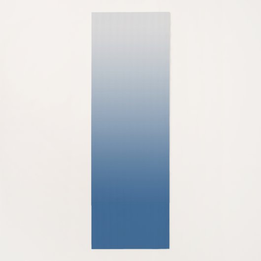 Gray Blue Gradient Yoga Mat (Achterkant)