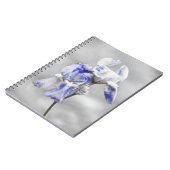 Gray Blue Iris Flower Art Journal-Notitieboek Notitieboek (Linkerzijde)