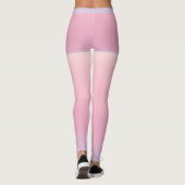 Gray-Blue Roze gradiënt, Kortingen, Aangepast mono Leggings (Achterkant)