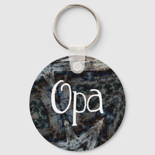 Gray Blues Brown Opa Sleutelhanger