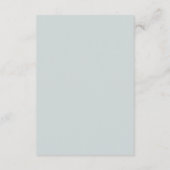 GRAY BLUSH GREEN BLUE MOUNTAINES PINE WEDDING RSVP INFORMATIEKAARTJE (Achterkant)