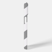 Gray Bold Chevron Case-Mate iPhone Case (Achterkant / Rechts)