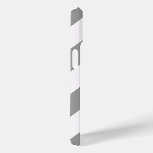 Gray Bold Chevron Case-Mate iPhone Case (Achterkant / Rechts)