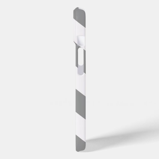 Gray Bold Chevron Case-Mate iPhone Case (Achterkant / Links)