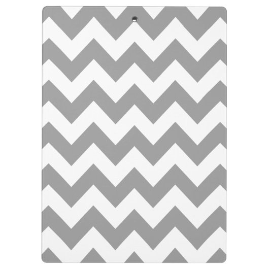 Gray Bold Chevron Klembord (Achterkant)