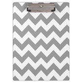 Gray Bold Chevron Klembord (Voorkant)