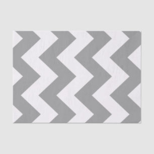 Gray Bold Mod Chevron Tissuepapier