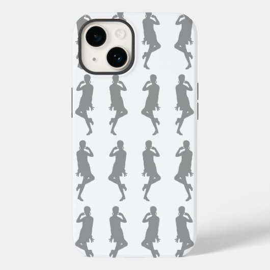 Gray Bold Mod Go Girls Case-Mate iPhone Case (Achterkant)