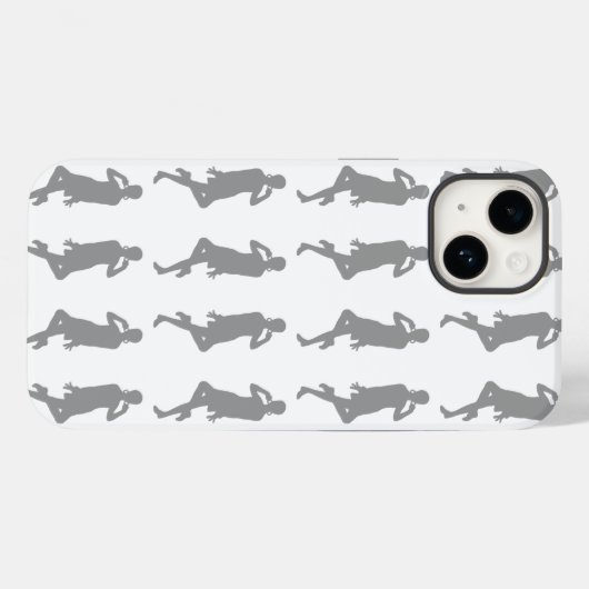Gray Bold Mod Go Girls Case-Mate iPhone Case (Achterkant (horizontaal))