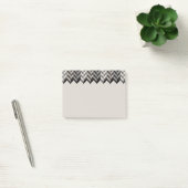 Gray Borderbone Stripes Pattern Post-it® Notes (Kantoor)