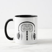 Gray Brain Aanbieding aan muziek Mok (Links)