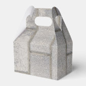 Gray Brick Cement Sidewalk Bedankdoosjes (Achterkant)