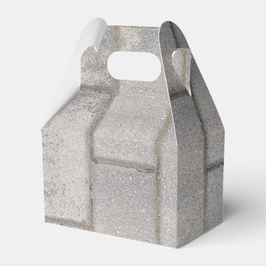 Gray Brick Cement Sidewalk Bedankdoosjes (Achterkant)