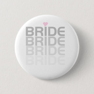 Gray Bride Fade Ronde Button 5,7 Cm