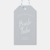 Gray Bridesmaid-kaartje Cadeaulabel (Voorkant)