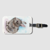 Gray Bunny Bagagelabel (Voorkant (horizontaal))