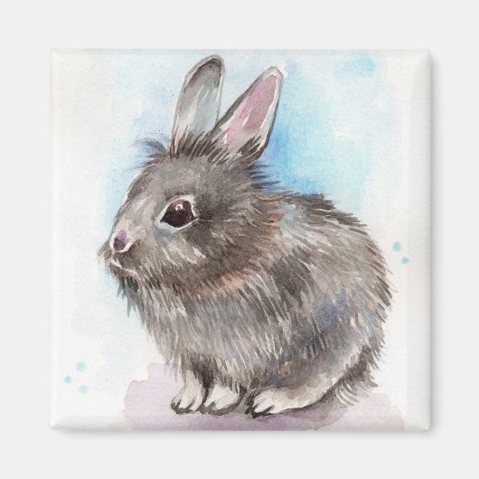 Gray Bunny Magneet (Voorkant)
