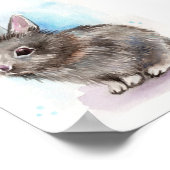 Gray Bunny Poster (Hoek)