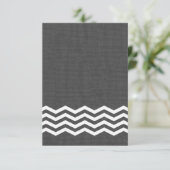Gray Burlap RSVP (Staand voorkant)