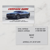 Gray Camaro-Visitekaartjes Visitekaartje (Voorkant / Achterkant)