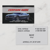 Gray Camaro-Visitekaartjes Visitekaartje (Voorkant / Achterkant)