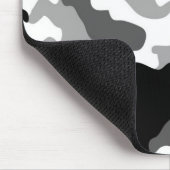 Gray Camo Mousepad Muismat (Hoek)
