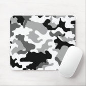 Gray Camo Mousepad Muismat (Met muis)