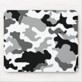Gray Camo Mousepad Muismat (Voorkant)