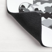 Gray-Camo-Snowboarder Muismat (Hoek)