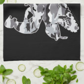 Gray Camoflage Snowmobiler Theedoek (Gevouwen)