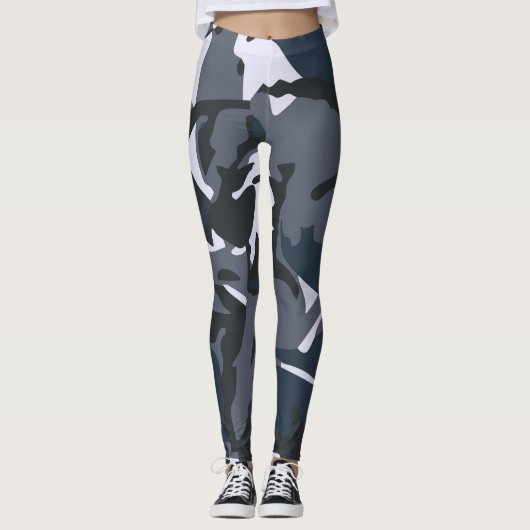 Gray Camou Leggings (Voorkant)