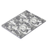 Gray Camouflage Gift for Dad Notitieboek (Linkerzijde)