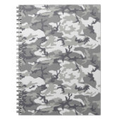 Gray Camouflage Gift for Dad Notitieboek (Voorkant)