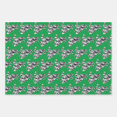 Gray Camouflage Snowmobiler Inpakpapier Vel (Voorkant)