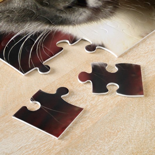Gray Cat Copule Legpuzzel (Zijkant)