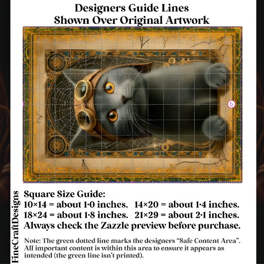 Gray Cat in Ornate Steampunk Stye DZ8 Decoupage  Tissuepapier