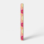 Gray Cat Reaching for Flowers Samsung Galaxy Case Samsung Galaxy Hoesje (Linkerkant)