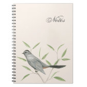 Gray Catbird  Bird Art Notitieboek (Voorkant)