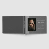 Gray Celebration of Life Memorial Foto Gastenboek (Volledig)