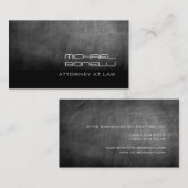 Gray Chalkboard Attorney at law Visitekaartje (Voorkant / Achterkant)