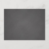 Gray Chalkboard Background Black Chalk Board Briefkaart (Voorkant)