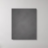 Gray Chalkboard Background Black Chalk Board Canvas Afdruk (Voorkant)